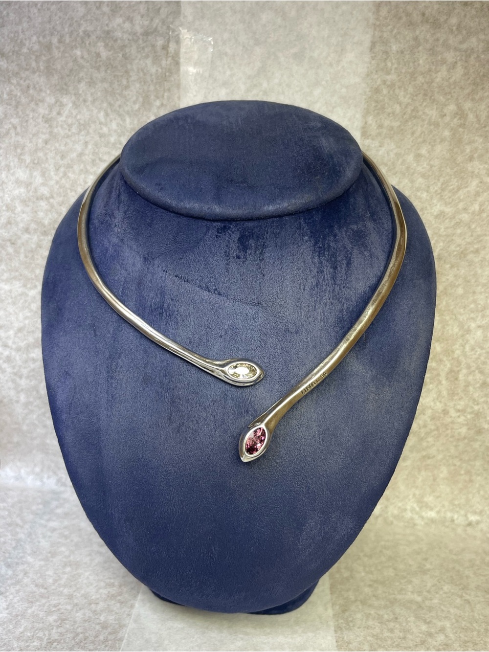 Uno de 50 set Spring Choker Necklace, Spring Bracelet and Open Ring Spring